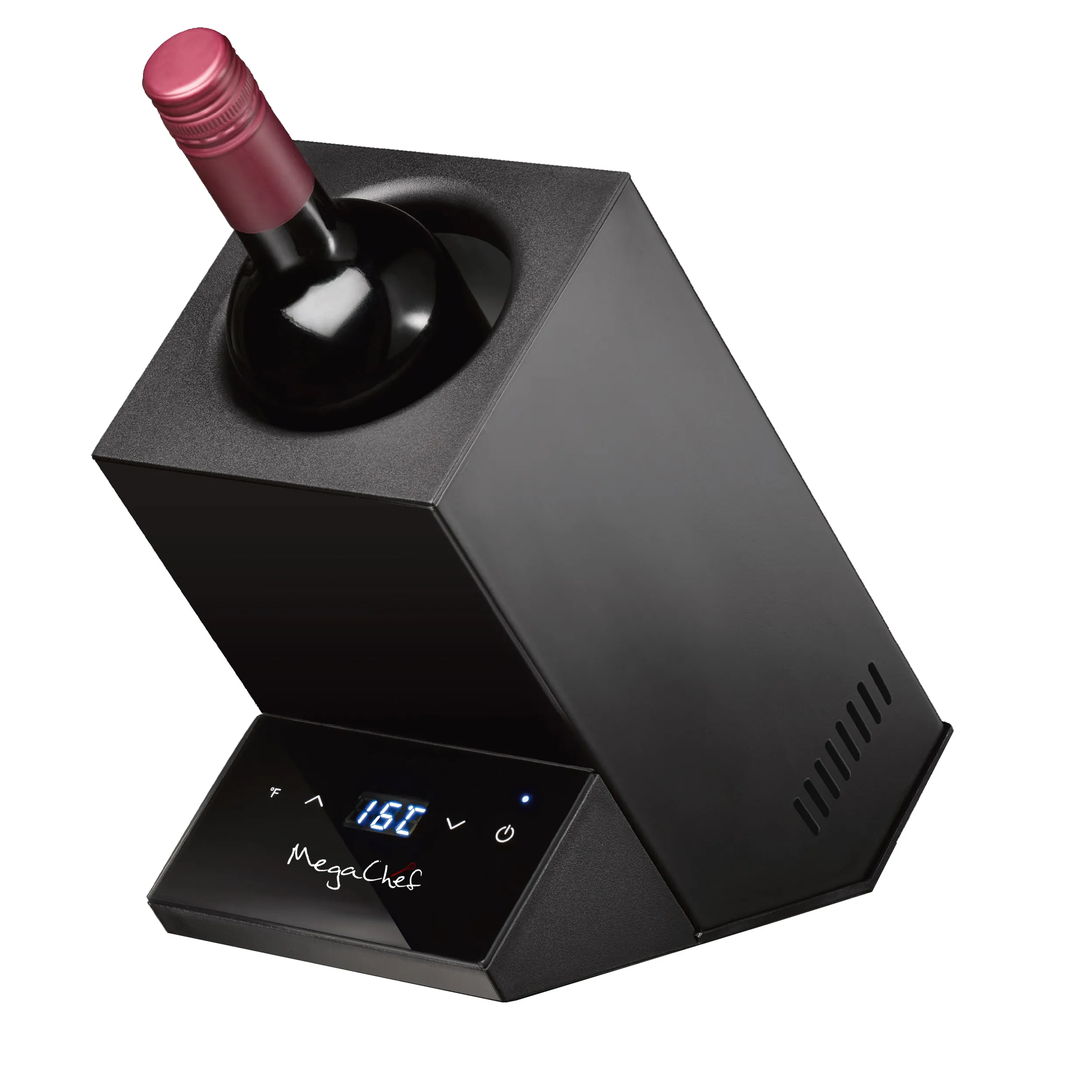 MegaChef MC-BTLC5000 — MegaChef Electric Wine Chiller with Digital Display in Black