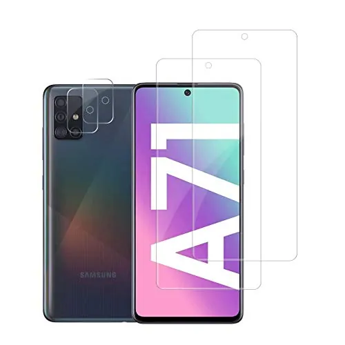 SAMSUNG SP-A715-G — Galaxy A71 Tempered Glass Screen Protector + Lens Protectors