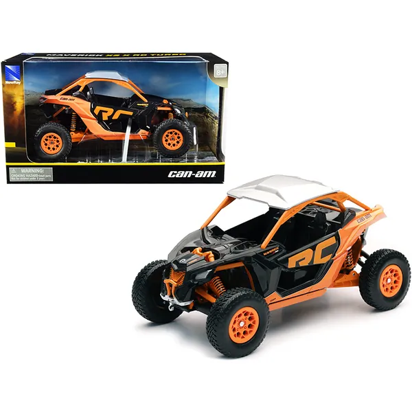 New Ray 58283 — Can-Am Maverick X3 XRC Turbo ATV Orange and Black 1/18 Diecast Model by New Ray 58283