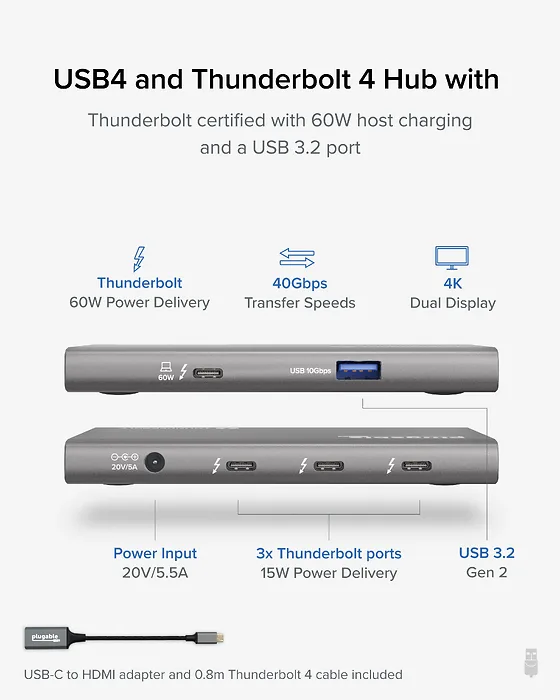 Plugable Technologies-USB4-HUB3A