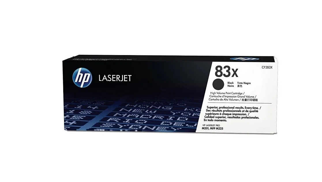 HP HEWCF283X — HP 83x Black Toner Cartridge For LaserJet Pro M201n M225dw CF283X