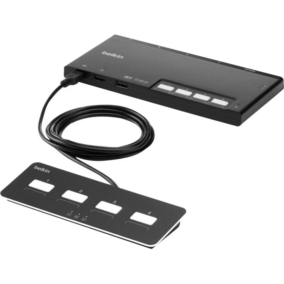 Belkin F1DN104MOD-BA-4 — MDLR 4-PT 1 HD BASE SKVM W/RMT PP4.0