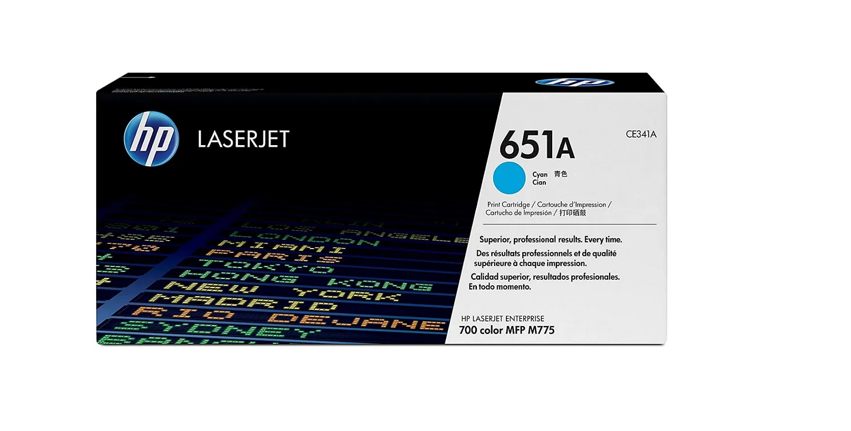 HP HEWCE341A — HP 651A LaserJet Standard Yield Toner Cartridge Cyan CE341A