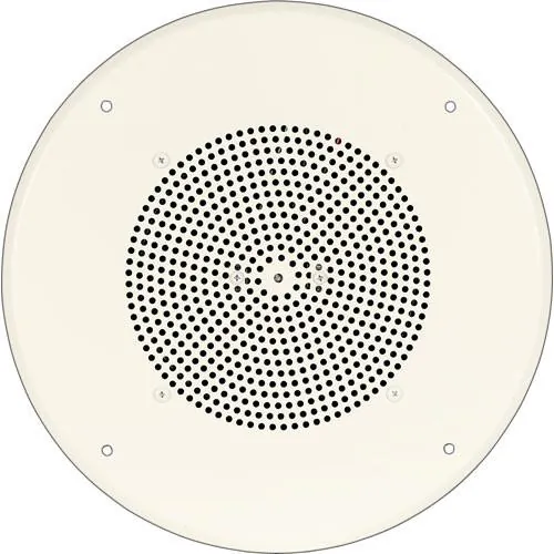 Bogen BG-S86T725PG8UVR — 8in. Speaker 6 Oz Magnet w/ T725 Transformer White Grille Recessed Volume Control