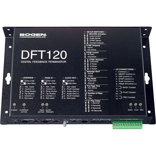 Bogen BG-DFT120 — Advanced Digital Paging Feedback Terminator