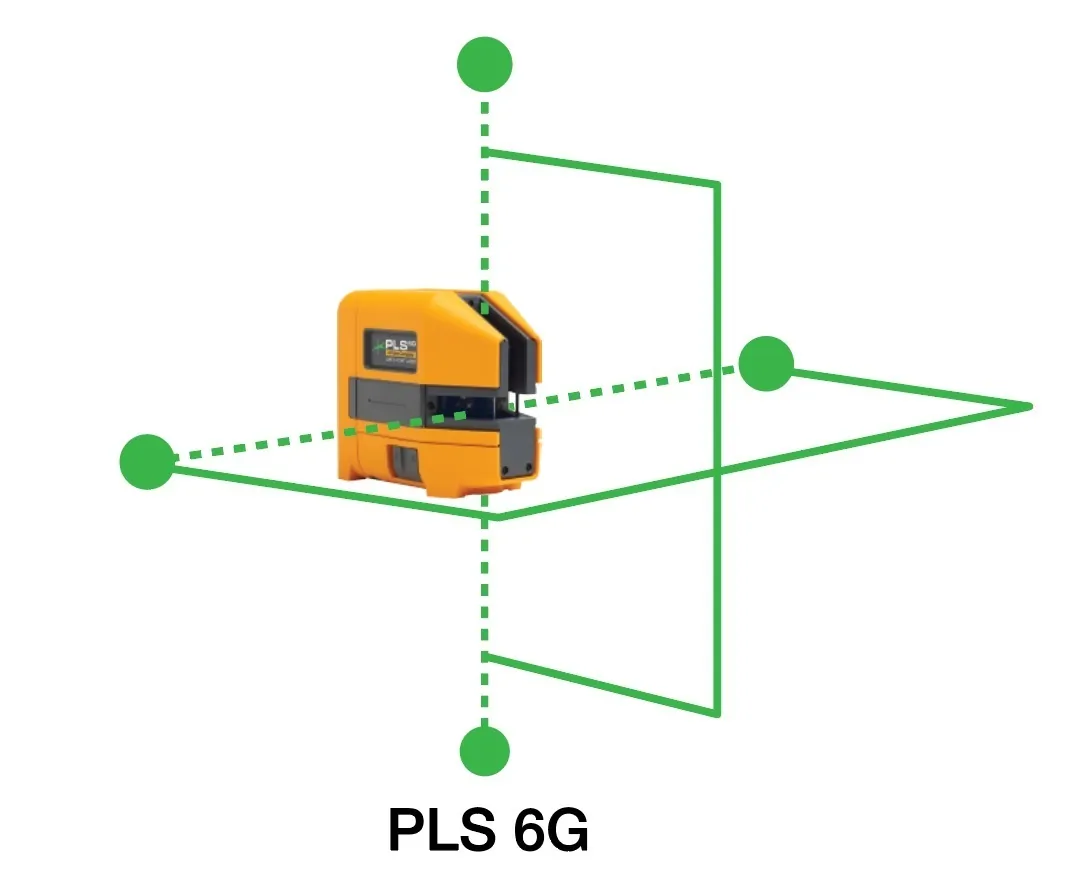 Fluke Networks PLS 6G Z - CROSS LINE AND POINT GREEN