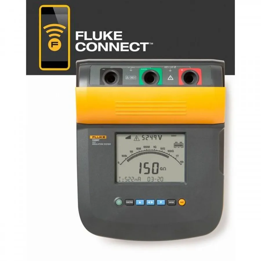 Fluke Networks FLUKE-1550C — 5KV Insulation Test Unit with Software and Manual