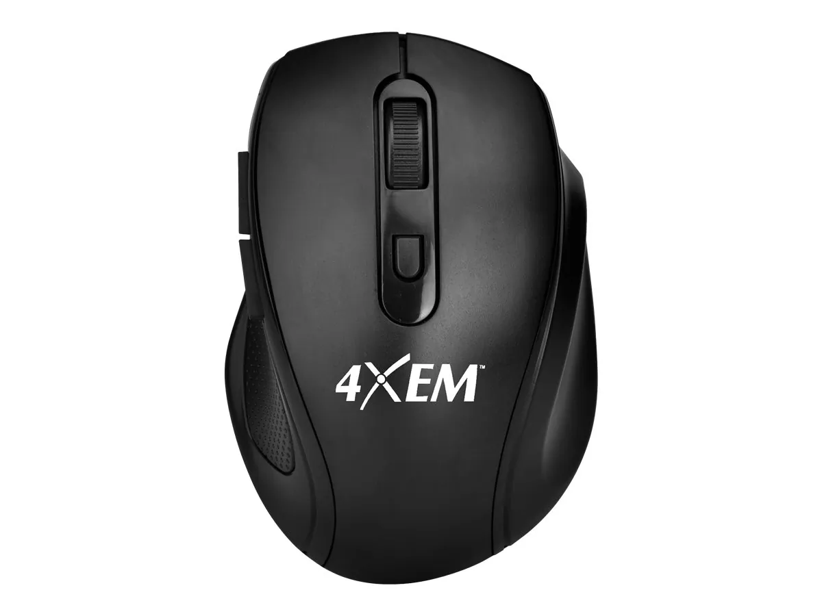4XEM 4XWLSMS1 — 4XEM Wireless Optical Mouse - 20FT Range, Black