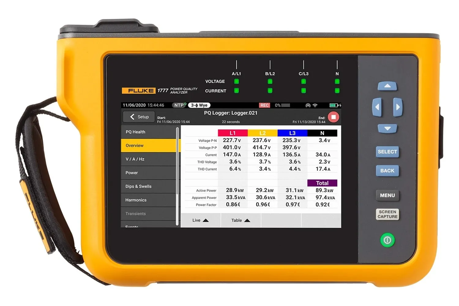 Fluke Networks FLUKE-1777 — Advanced Power Quality Analyzer for Precise Measurement