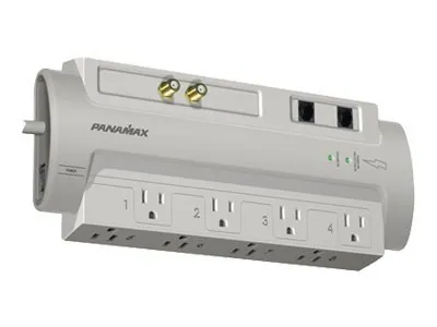 PANAMAX SP8-AV - 8-Outlet AV Surge Protector with USB Charging Ports