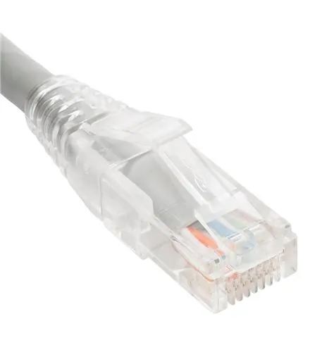 Cablesys ICC-ICPCST03GY — 3ft CAT 6 Ethernet Patch Cable with Clear Boot