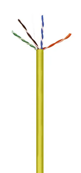 Wavenet WAV-CAT6V-PLEN-YL — Cat6 UTP Plenum Cable - Yellow, 23 AWG, CMP Rated