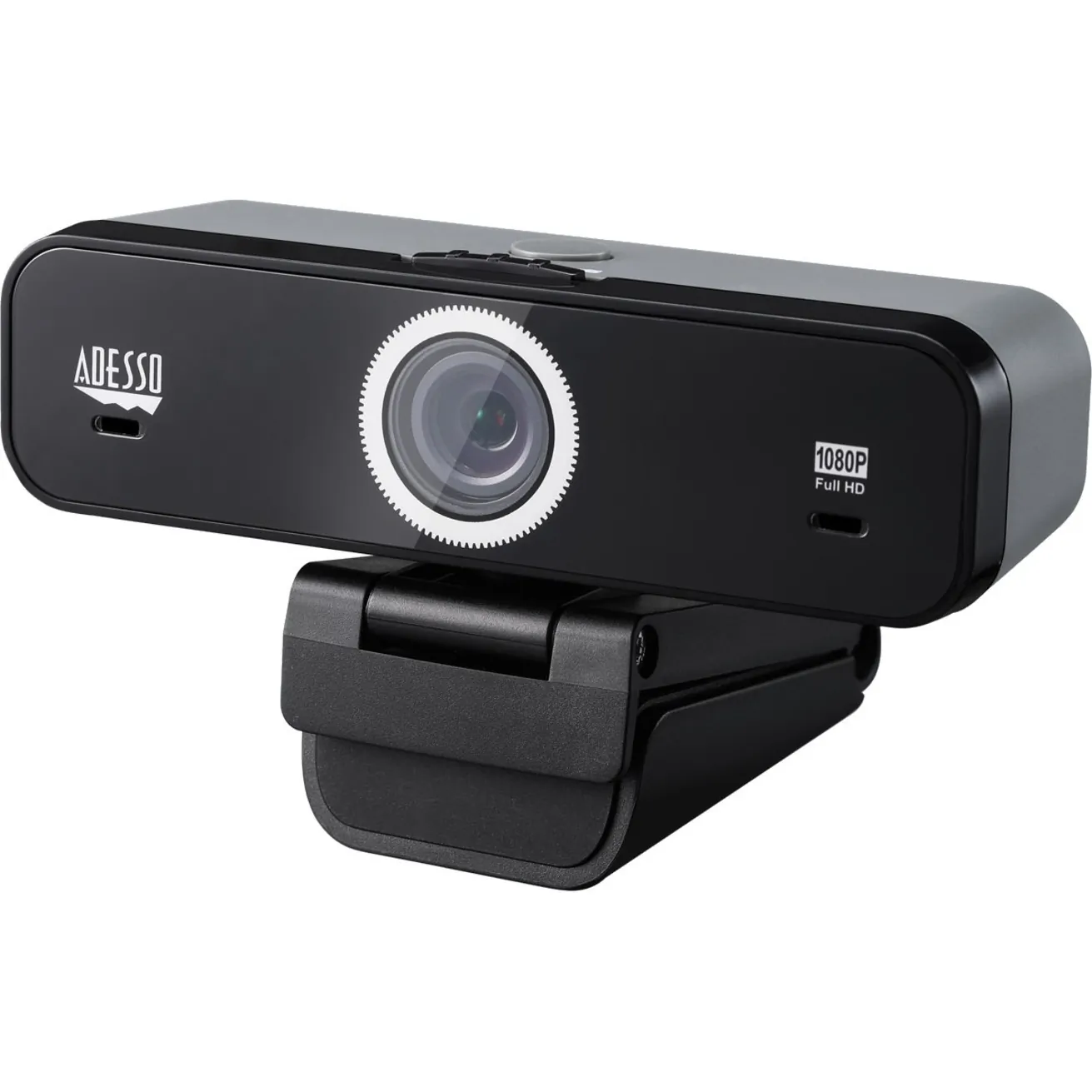 Adesso CYBERTRACKK1 — 1080P FULL HD FIXED FOCUS USB WEBCAM WITH ADJUSTABLE VIEW ANGLE BUILT-IN DUAL MI