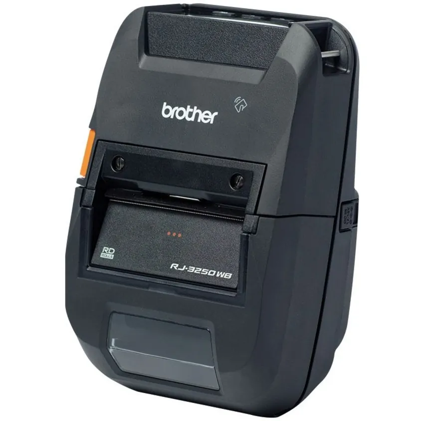 Brother RJ3250WBL — RUGGEDJET RJ3250WB, PORTABLE 3IN DIRECT THERMAL RECEIPT/LABEL PRINTER W/WI-FI, B