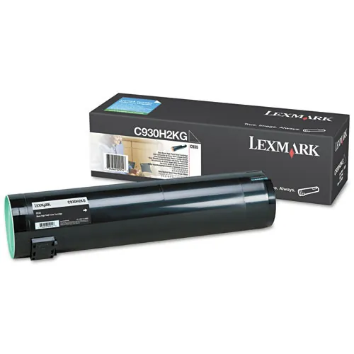 Lexmark C930H2KG — Lexmark Toner Cartridge - Laser - High Yield - 38000 Pages - Black - 1 Each