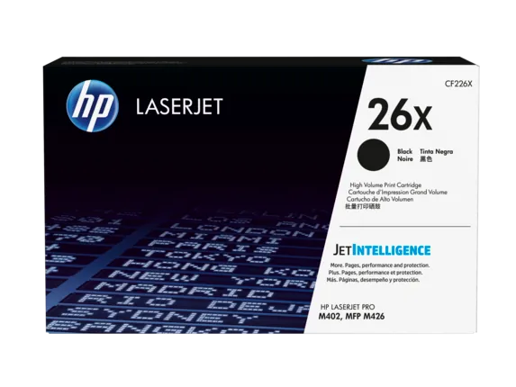 HP CF226X — HP 26X (CF226X) Toner Cartridge - Single Pack - Laser - High Yield - 9000 Pages - Black - 1 Each