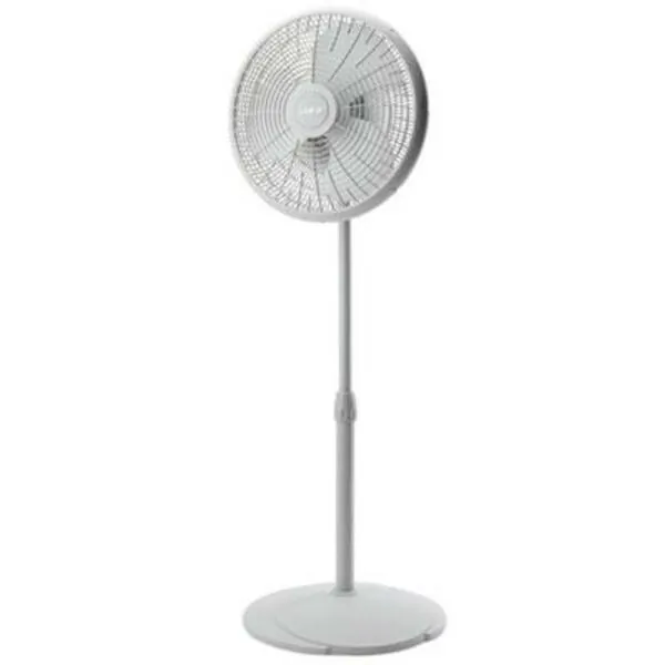 Lasko 2526 — Lasko 16" Adjustable White Pedestal Fan with Oscillation