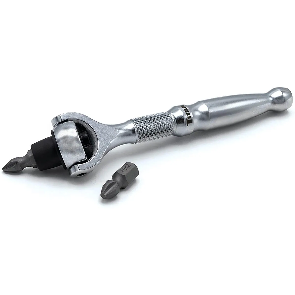 Titan Tool Inc 11318 — Titan 1/4 in. Drive Swivel Head Micro Bit Driver Tool