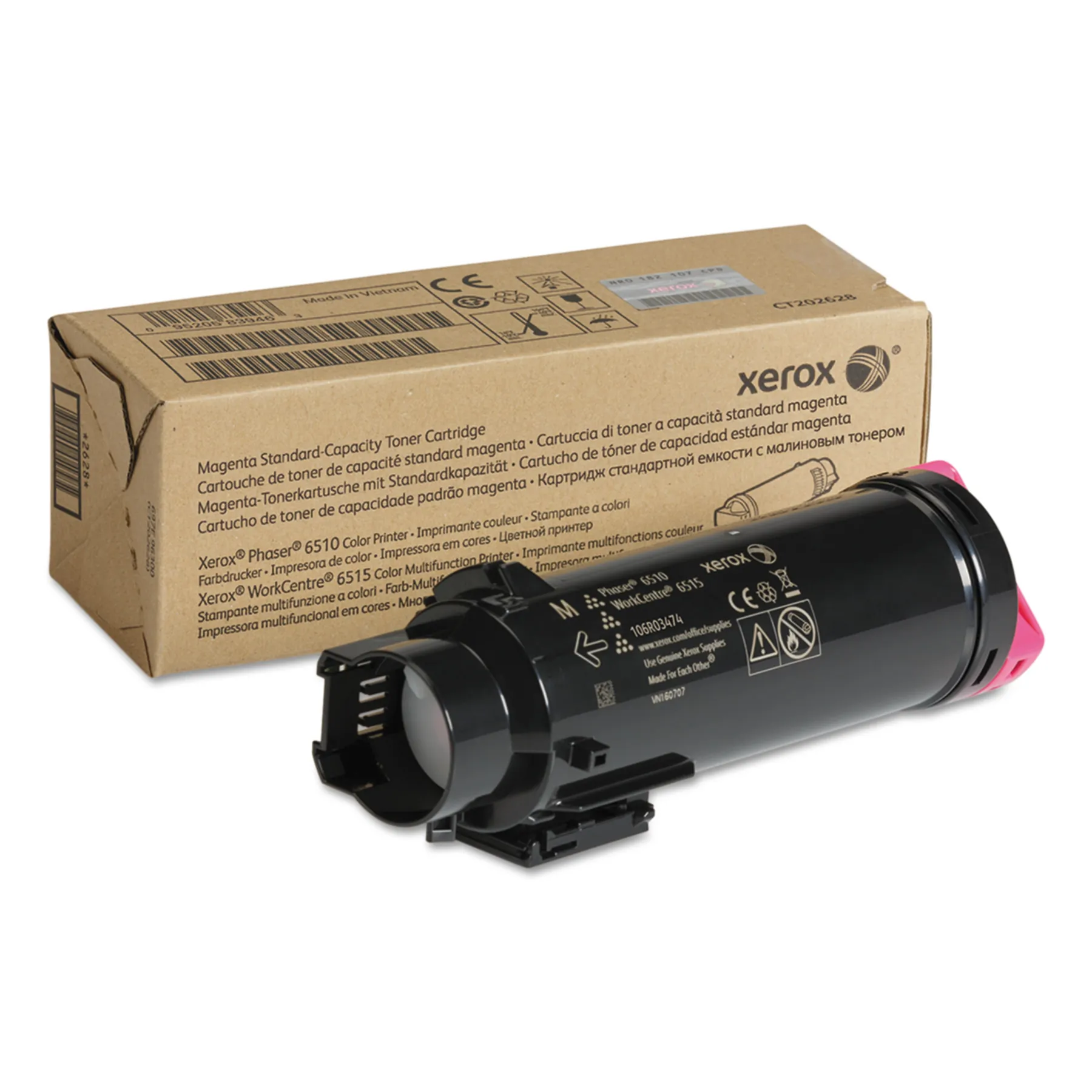 XEROX XER106R03474 — Xerox Toner Cartridge - Magenta - Laser - Standard Yield - 1000 Pages - 1 Each