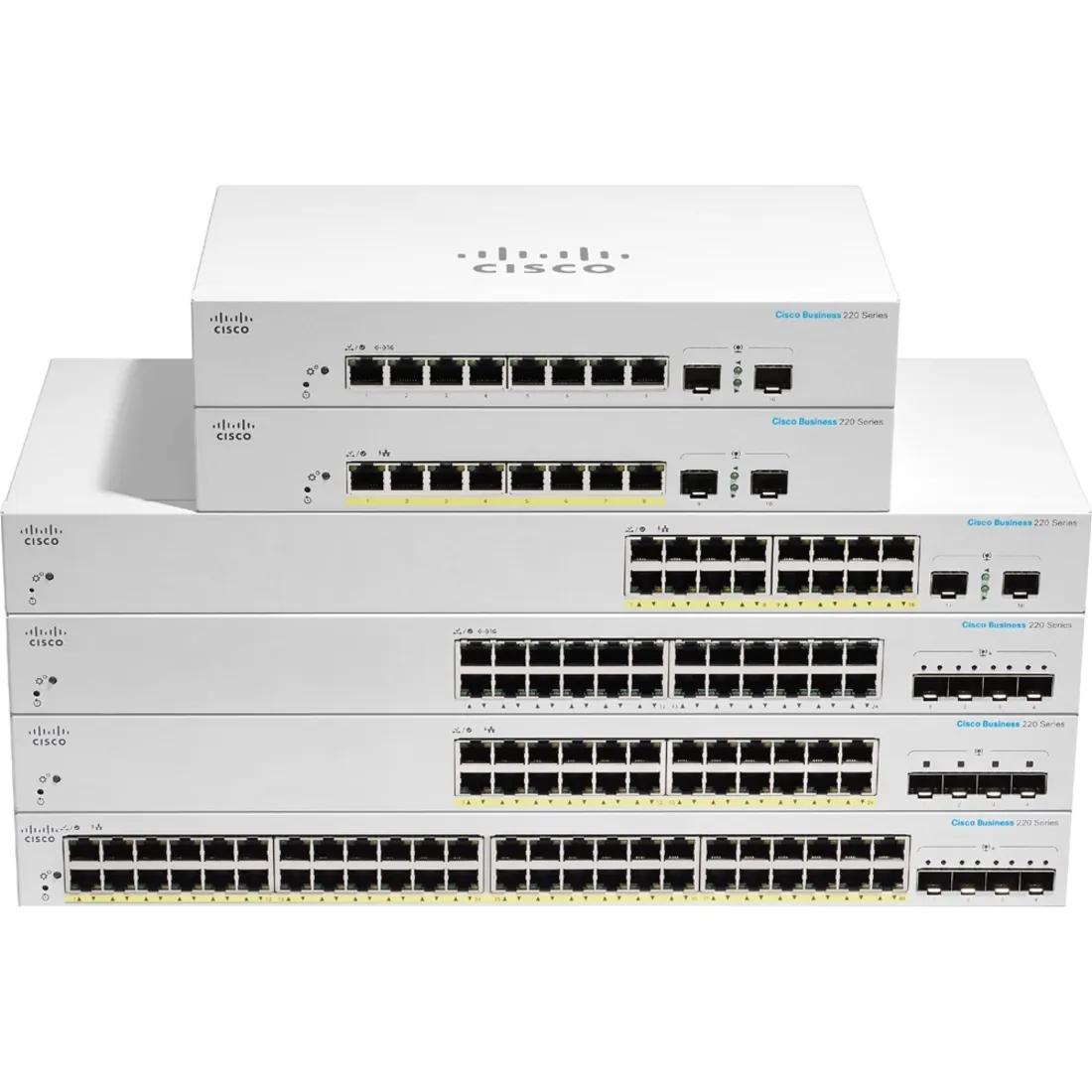 Cisco CBS220-16T-2GNA-RF — CBS220 SMART 16-PORT GE, 2X1G SFP REMANUFACTURED