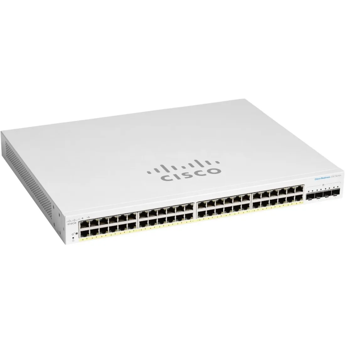 Cisco CBS220-48P-4XNA-RF — CBS220 SMART 48-PORT GE, POE, 4X10G SFP+ REMANUFACTURED