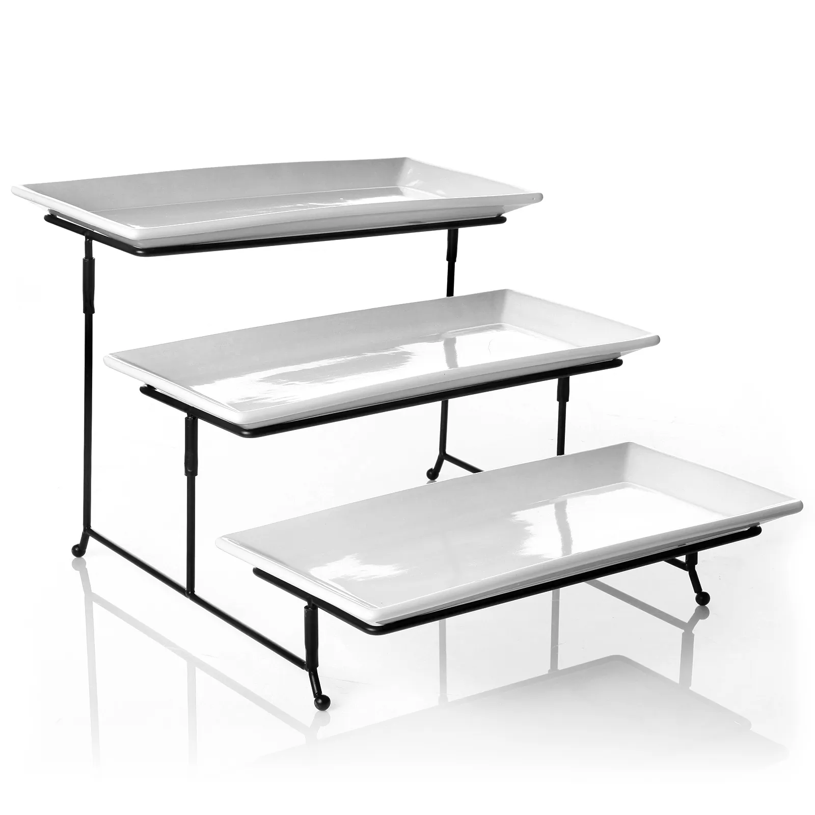 Gibson 92606.04 - Gibson Elite Gracious Dining 3-Tier Serving Set