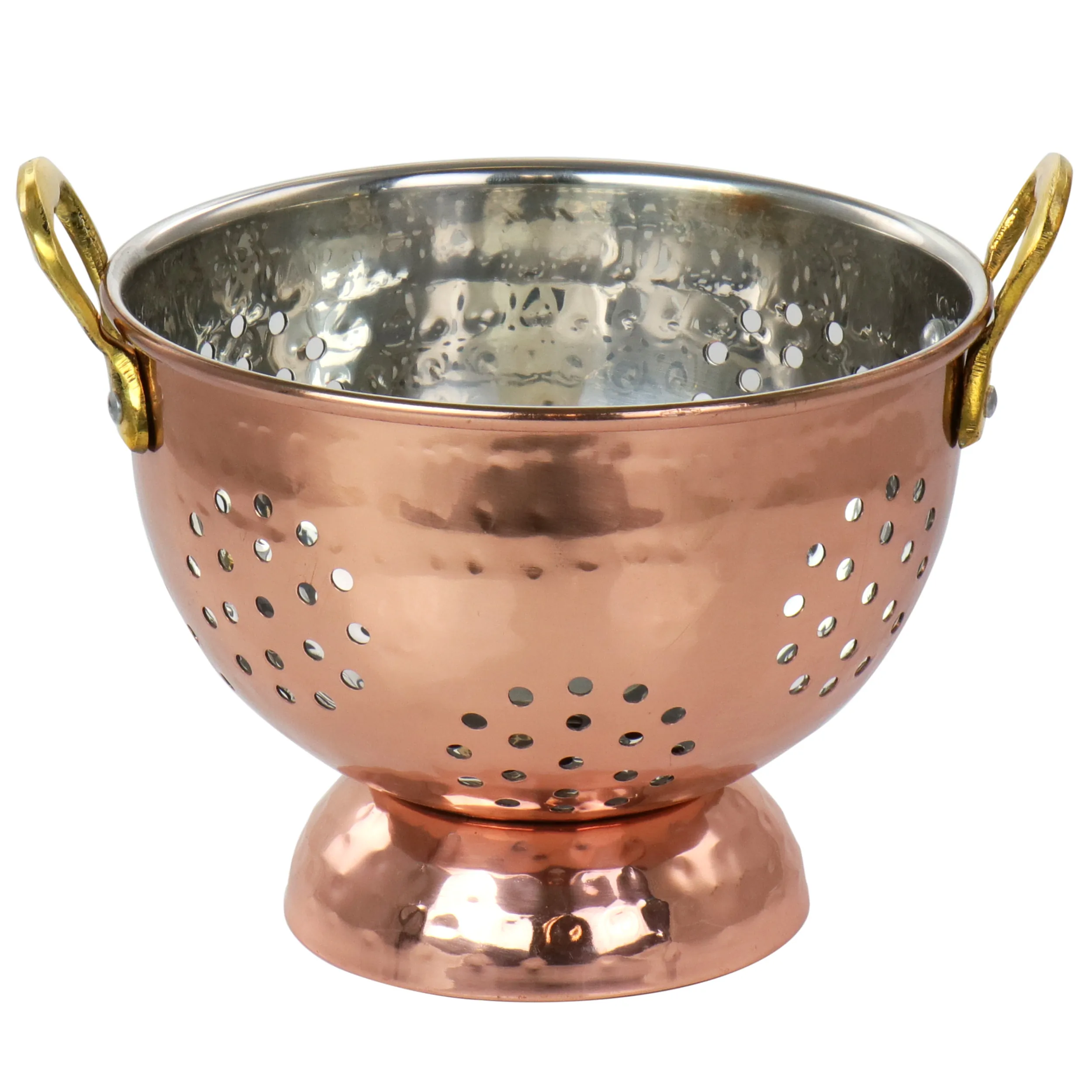 Gibson 127561.01 - Gibson Home Rembrant 5.7 Inch Copper Mini Colander