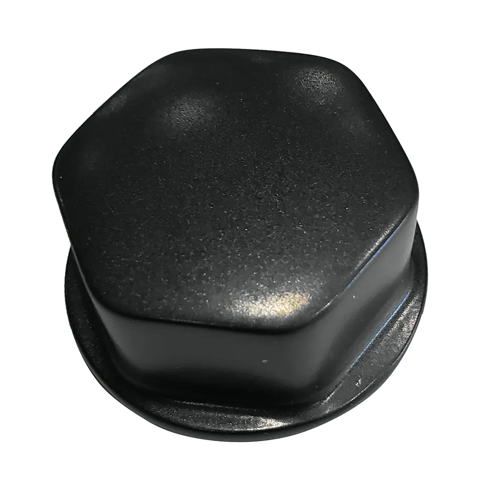 Schmitt & Ongaro Marine CAP030B — Faux Center Nut Black for M12 Cast Steering Wheels