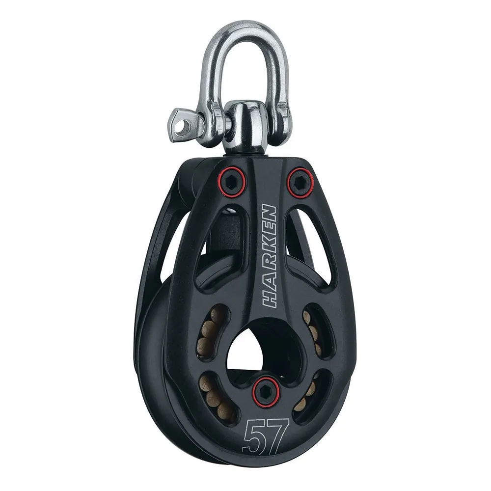 Harken 3226 — Harken 57mm Black Magic Block with Swivel for Sail Controls