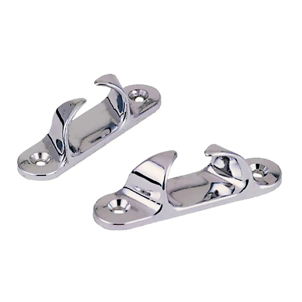 Perko 1223DP0CHR — Skene Bow Chocks - Chrome Plated Zinc Alloy - Pair