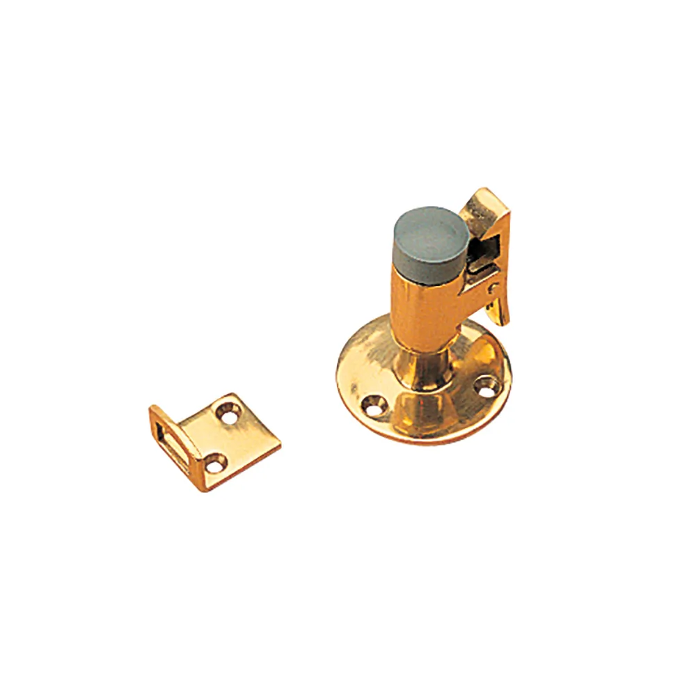 SeaDog 222712-1 — Sea-Dog Brass Door Stop & Catch - 2 Inch with Latch