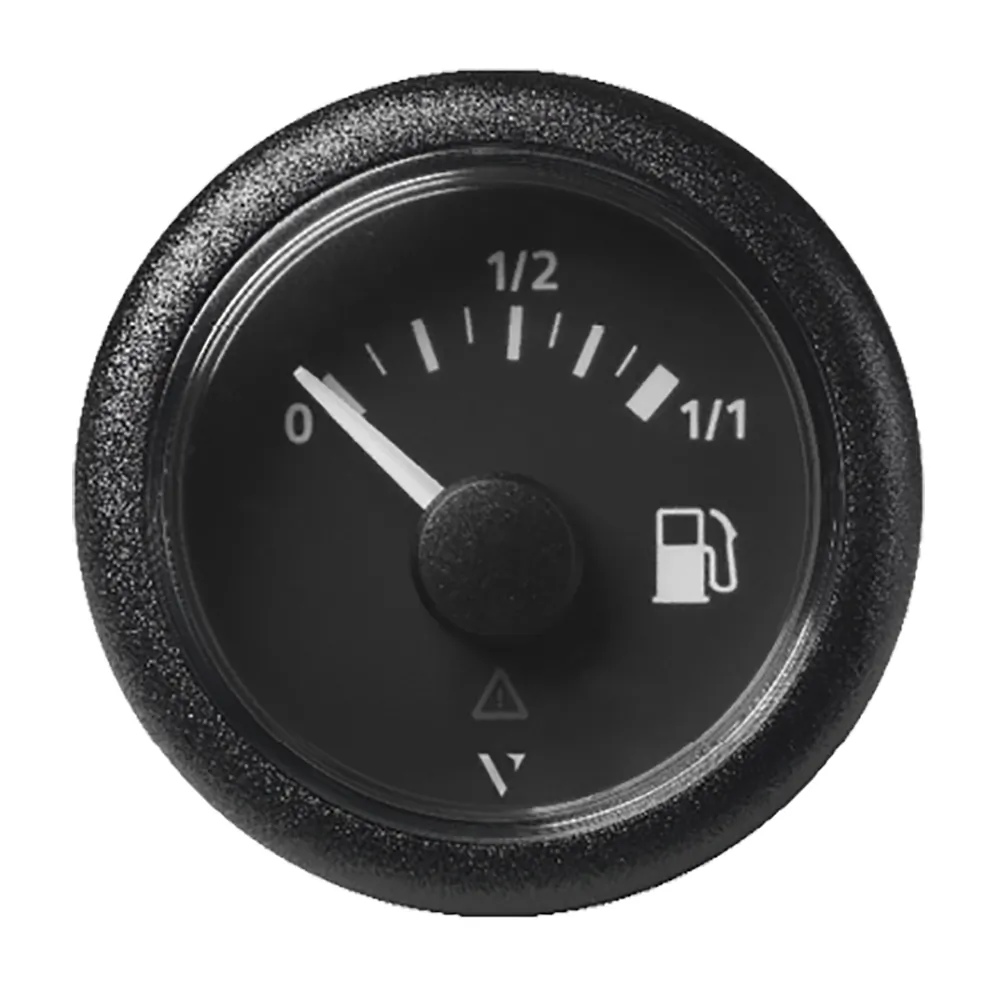 Veratron A2C59514079 — Veratron 52mm ViewLine Fuel Tank Level Gauge - Black Dial