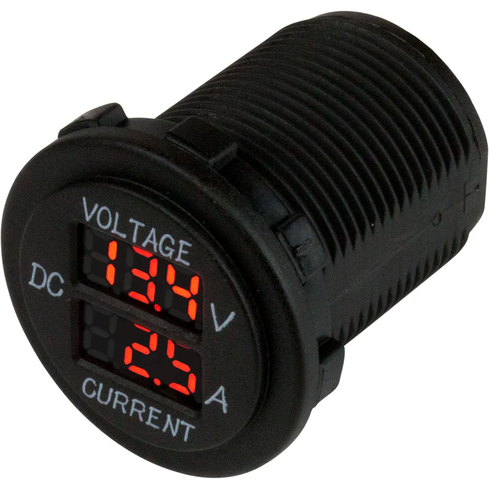 SeaDog 421625-1 — Sea-Dog Digital Voltage & Amp Meter - 6V to 30V