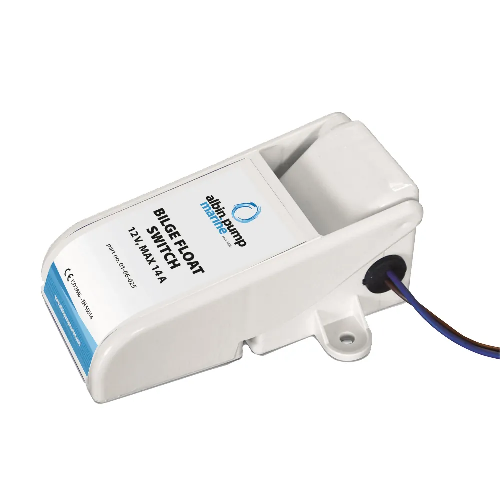 Albin Pump Marine 0166025 — Automatic Bilge Float Switch - 12/24/30V for Pumps