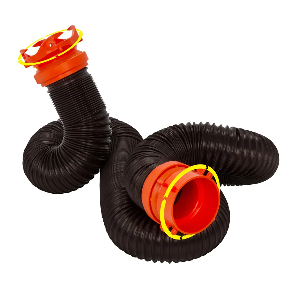 Camco 39764 — Camco RhinoFLEX 10' Sewer Hose Extension - Swivel Fittings
