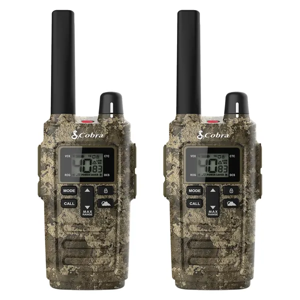 COBRA ELECTRONICS RX380TTC — 2PK 32ML TRUTMBR 2WY RDIO