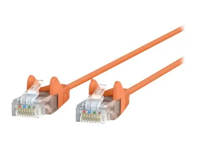 Belkin CE001B01-ORG-S — PATCH CABLE - UNSHIELDED TWISTED PAIR (UTP) - MALE LEFT GENDER - MALE RIGHT GEND