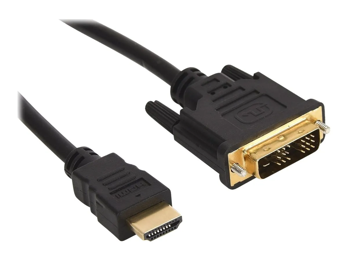 4XEM 4XHDMIDVI6FT — 6FT HDMI to DVI-D Cable - 18+1 M/M Connection