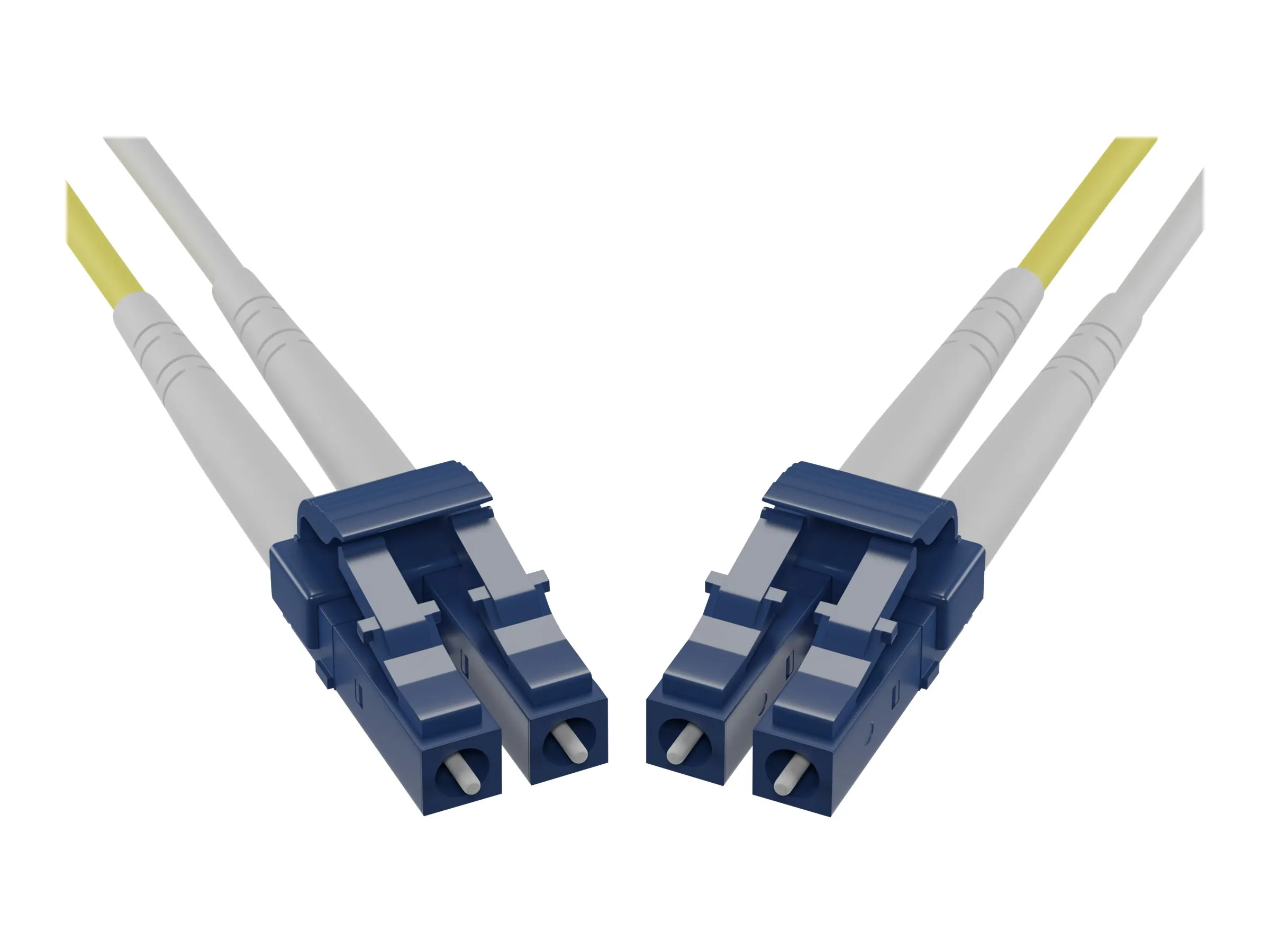 UNC GROUP LLC FJ9LCLC-02M — 2 METER LC-LC SINGLEMODE FIBER OPTIC CABLE, YELLOW, OFNR, 9/125 FIBER, SINGLE-MO