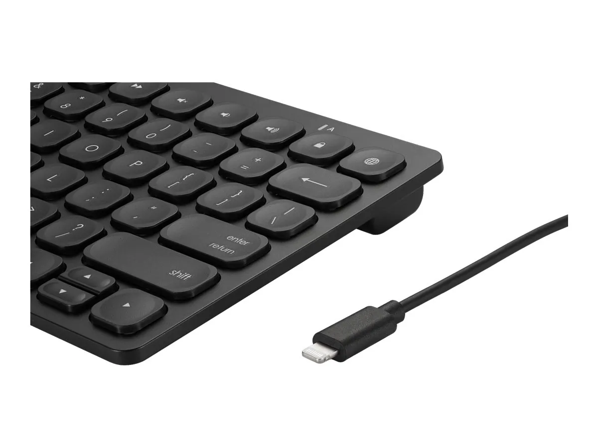 KENSINGTON K75505US — WIRED COMPACT KEYBOARD W/ LIGHTNING CONN