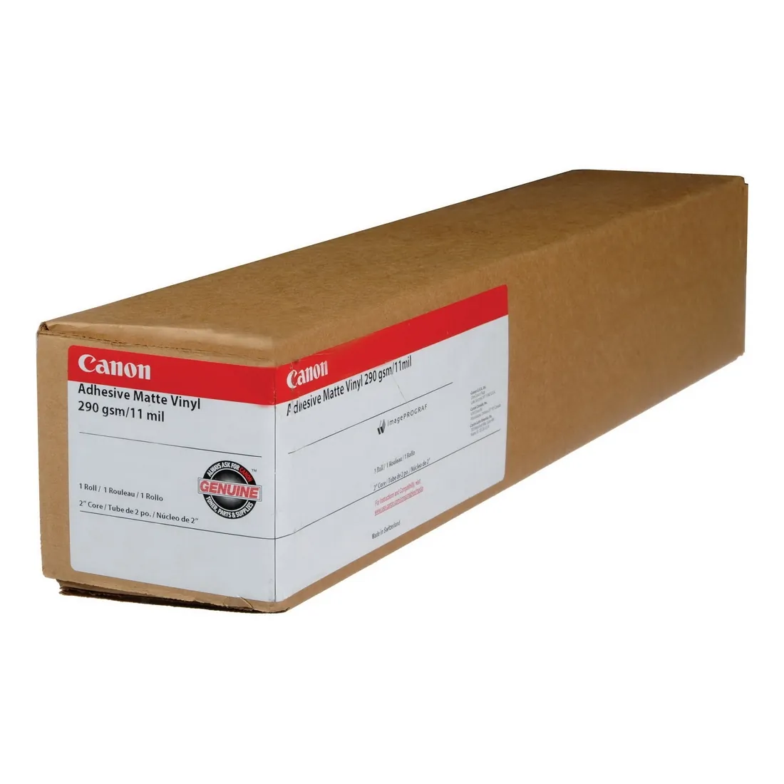 CANON 0546V881 — CANON ADHESIVE MATTE VINYL SIZE 36IN X 66 PACKING 1 ROLL/BOX 2IN CORE