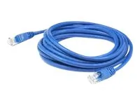 ADDON ADD-6FCAT5E-BE — ADDON 6FT BLUE CAT 5E PVC ETHERNET CABLE SNAGLESS BUBBLE BOOT RJ-45 M/M