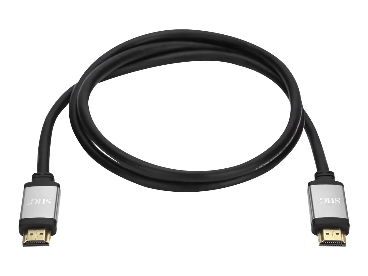 Siig CB-H20S11-S1 — CONNECTIVITY 4FT HDMI CABLE WITH ETHERNET, 18GBPS TRUE 4K PERFORMANCE SUPPORTS U