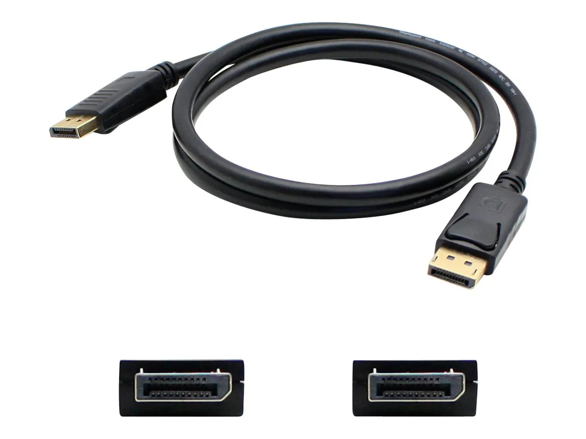 ADDON DISPLAYPORT2F — 2FT DP M/M BLACK ADAPTER CBL