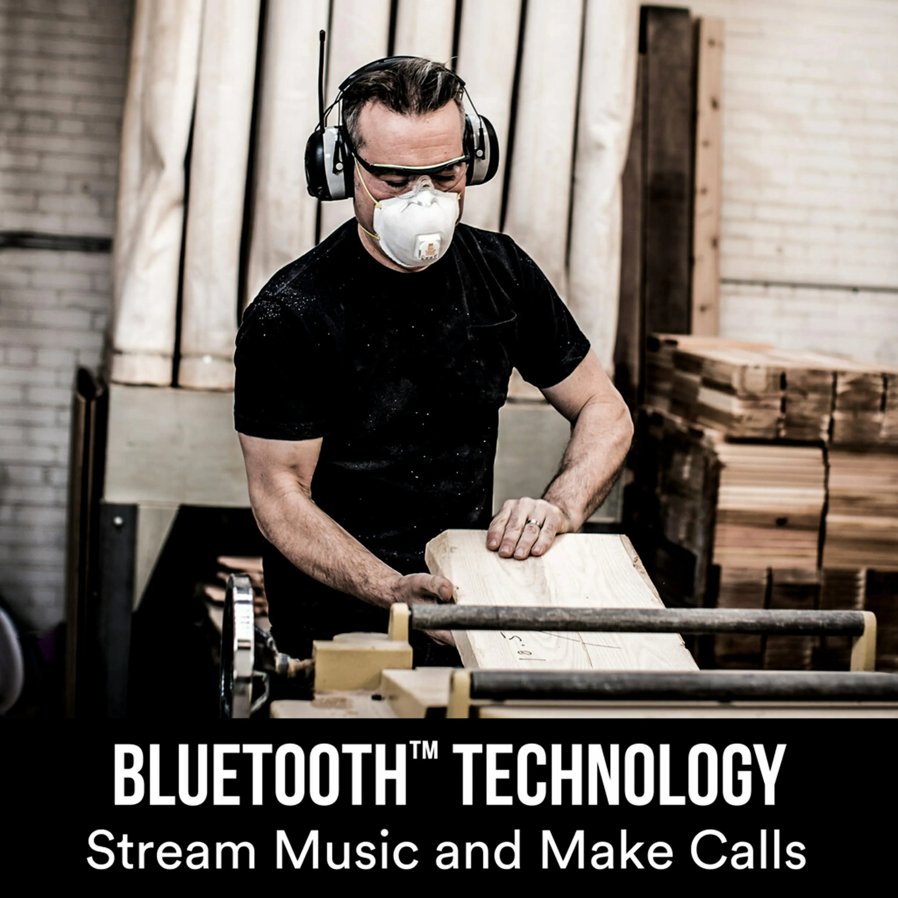 3M 90542H1-DC-PS - 3M WorkTunes Connect Wireless Hearing Protector with Bluetoo