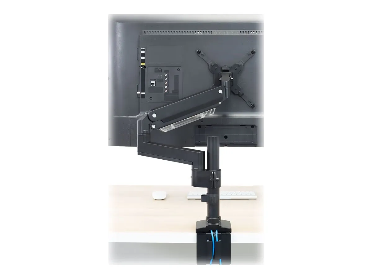 MountIt MI-1757 — Ergonomic Full-Motion Monitor Desk Mount Stand