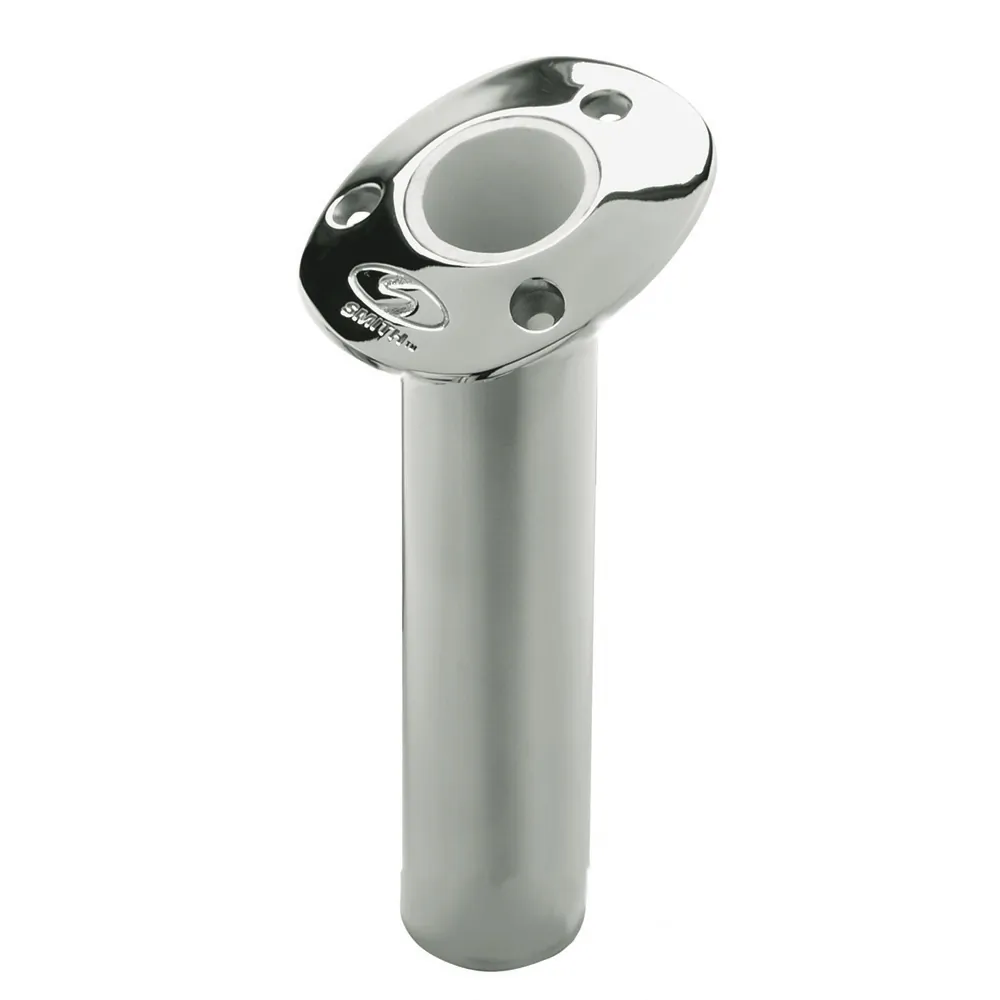C.E. Smith 53671A — C.E. Smith 15-Degree Flush Mount Stainless Steel Rod Holder
