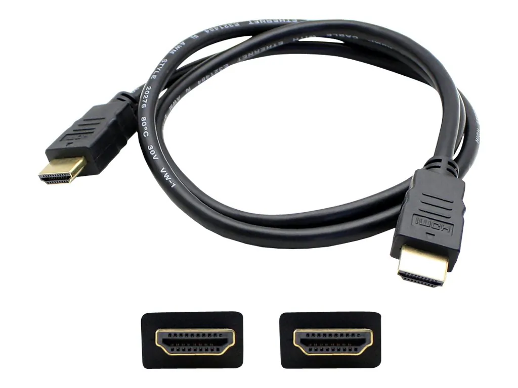 ADDON HDMI2HDMI35F — ADDON 10.67M (35.00FT) HDMI 1.3 MALE TO MALE BLACK CABLE