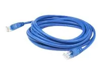 ADDON ADD-1-5FCAT6A-BE — ADDON 1.5FT BLUE CAT 6A PVC ETHERNET CABLE SNAGLESS BUBBLE BOOT RJ-45 M/M