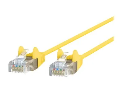 Belkin CE001B10-YLW-S — PATCH CABLE - UNSHIELDED TWISTED PAIR (UTP) - MALE LEFT GENDER - MALE RIGHT GEND